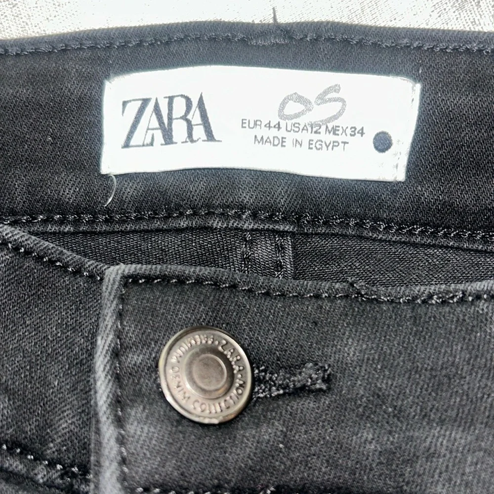 Zara Black Straight Leg Jeans